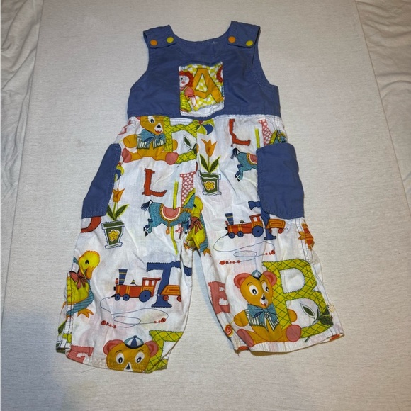 Colorful Kids Overalls - Picture 1 of 4